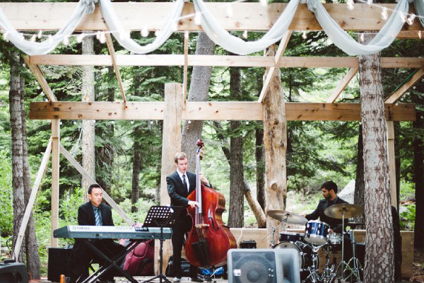 Image Showing Wedding Musicians with their musical instruments getting Ready To Entertain All.