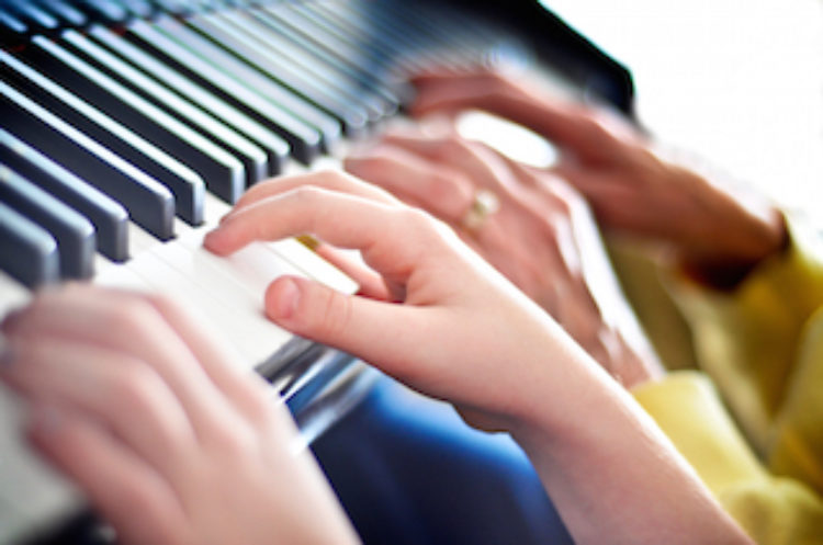 Piano lessons for a child